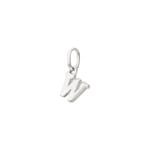Pendant 925 Silver rhodium-plated, Letter W - 316527.W