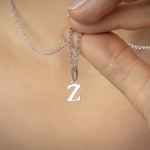 Pendentif Argent 925 rhodié, Lettre Z - 316527.Z