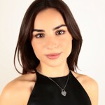 Pendentif Argent 925 rhodié, Cœurs - 336127