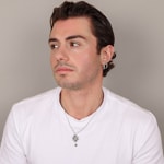 Pendant 925 Silver rhodium-plated, Huguenot Cross - 306016