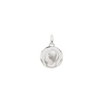Pendant 925 Silver rhodium-plated Ø 16mm, Madonna - 336186