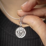 Anhänger 925 Silber rhodiniert Sternzeichen Widder Ø 16mm - 336290.1