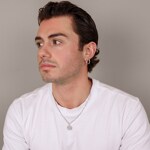 Anhänger 925 Silber rhodiniert Sternzeichen Widder Ø 16mm - 336290.1