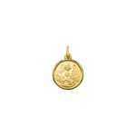 Anhänger rund 375/9 K Gelbgold Schutzengel Ø 14mm - 9KAY3031