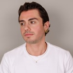 Pendentif solitaire or jaune 750/18 ct avec diamant 0.18ct. H/si - 3.114.20