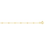 Bead Link Chain 375/9 K Yellow Gold 2.0mm