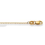 Ankerkette geschliffen 750/18 K Gelbgold 1.1mm
