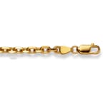 Ankerkette geschliffen 750/18 K Gelbgold 3.6mm