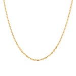 Ankerkette geschliffen 750/18 K Gelbgold 2.1mm