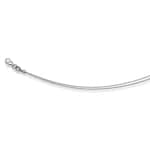 Ankerkette rund 750/18 K Weissgold 0.6mm
