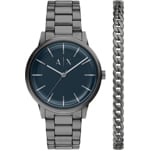 Armani Exchange Cayde Gris / Bleu Set