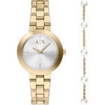 Armani Exchange Jackie Goldig / Silbrig Set - AX7185SET