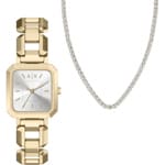 Armani Exchange Leila Goldig / Silbrig Set - AX7186SET