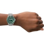 Armani Exchange Leonardo Argenté / Vert - AX1860