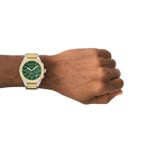 Armani Exchange Rafael Chronograph Two-tone / Green 42mm - AX4184