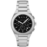 Armani Exchange Rafael Chronograph Silbrig / Schwarz - AX4186