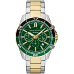 Armani Exchange Spencer Chronograph Bicolor / Grün 44mm - AX1966