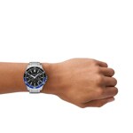 Armani Exchange Spencer Chronograph Silbrig / Schwarz 44mm Set - AX7166SET