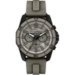 Armani Exchange Spencer Chronograph Silikon Schwarz / Grau 44mm