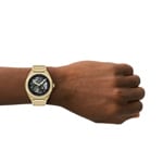 Armani Exchange Sync Automatik 44mm Goldig - AX4194
