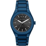 Armani Exchange Sync Day Date Steel 42mm Blau / Schwarz