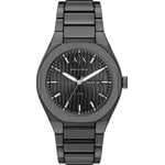 Armani Exchange Sync Day Date Steel 42mm Grau