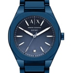 Armani Exchange Sync en acier 36mm Bleu - AX6032