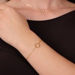 Armband 375/9 K Gelbgold Kreis - 9K7768
