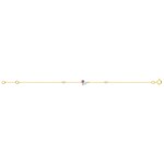 Bracelet or jaune 375/9 ct avec multi-pierres fines - 497317.V0