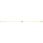 Bracelet or jaune 375/9 ct avec multi-pierres fines - 497318.V0