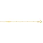 Bracelet or jaune 375/9 ct avec croix - 497271.00