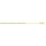Bracelet or jaune 375/9 ct avec diamants de laboratoire 0.54 ct