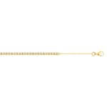 Bracelet 375/9 K Yellow Gold with Lab Grown Diamonds 0.75 ct