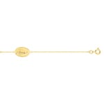 Bracelet or jaune 375/9 ct avec médaille de la vierge miraculeuse - 497274.00