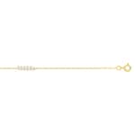Armband 375/9 K Gelbgold mit Zirkonia Marquise
