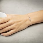 Armband 375/9 K Weissgold Infinity - 9K7757GR-18