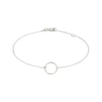 Armband 375/9 K Weissgold Kreis