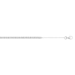 Bracelet 375/9 K White Gold with Lab Grown Diamonds 0.75 ct