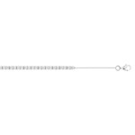 Bracelet or gris 375/9 ct avec diamants de laboratoire 1.00 ct