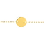 Bracelet or jaune 750/18 ct 18cm