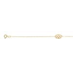 Armband 750/18 K Gelbgold 18cm