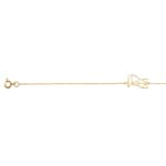 Armband 750/18 K Gelbgold 18cm, Katze