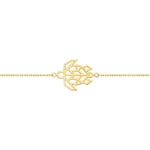 Bracelet 750/18 K Yellow Gold 18cm, Turtle