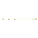 Armband 750/18 K Gelbgold mit Amethyst & Blautopasen - 4.7181.V0