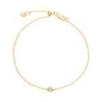 Bracelet 750/18 K Yellow Gold with Diamond 0.05 ct H/si - AR-69819-GG