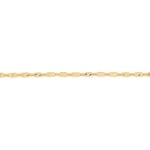 Bracelet or jaune 750/18 ct avec olives diamantées - AR-0303S01-GG