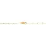 Bracelet 750/18 K Yellow Gold with Medal and Cross - AR-0318004-GG