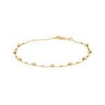 Bracelet or jaune 750/18 ct avec boules polies