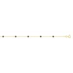Armband 750/18 K Gelbgold mit Saphiren