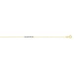 Armband 750/18 K Gelbgold mit Saphiren